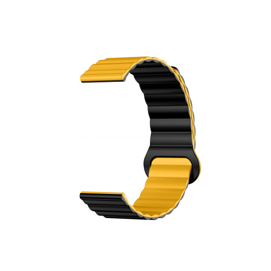 Kieslect 22MM Yellow Black Loop Strap