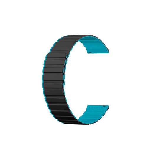Kieslect 22MM Black Blue Dual-tone Strap